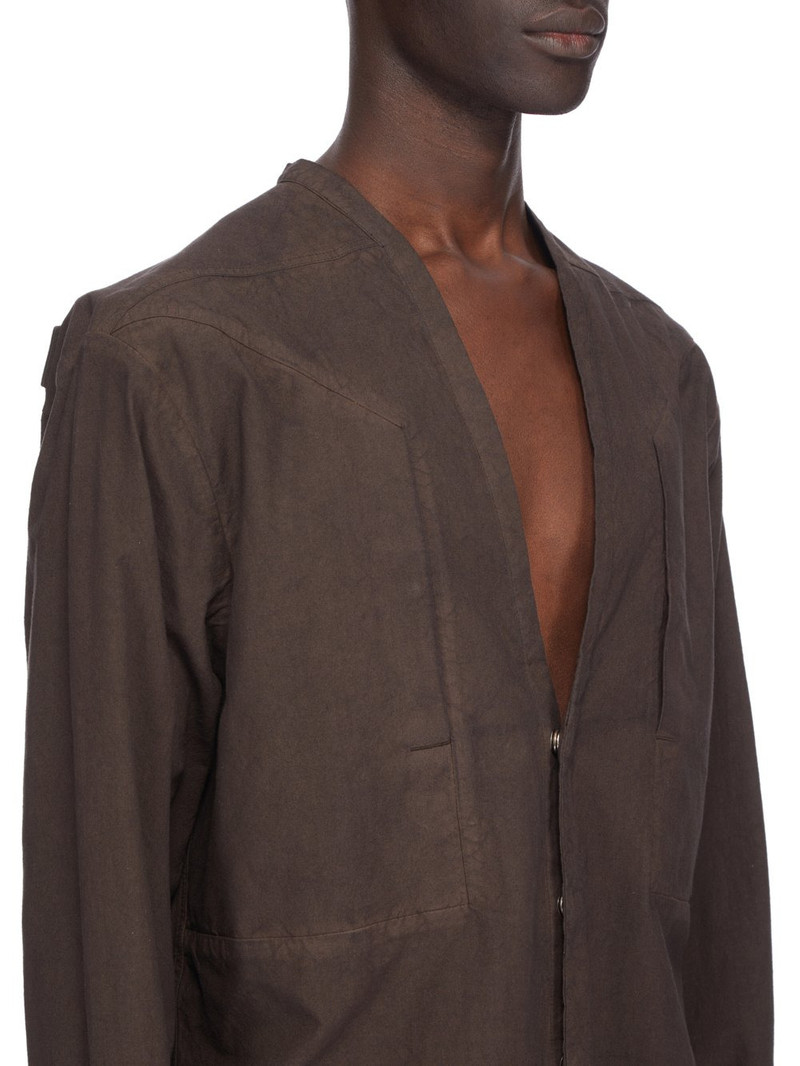 button-fastening cotton shirt 4