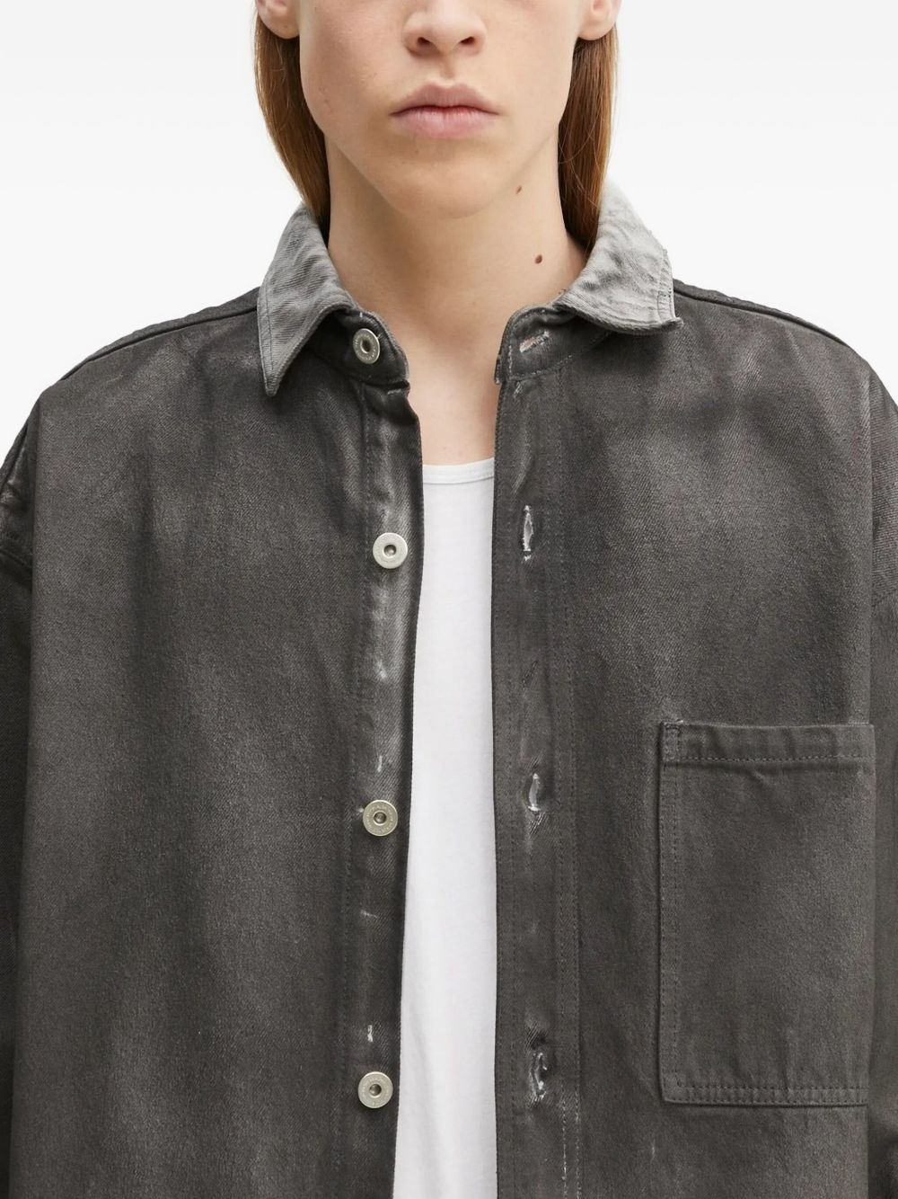 ombre-effect shirt - 5
