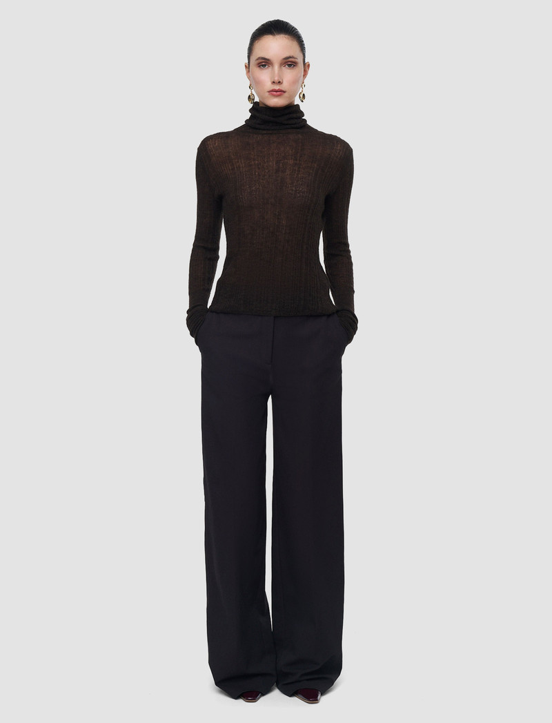 JOSEPH Molony Sheer Wool Rib Jumper outlook
