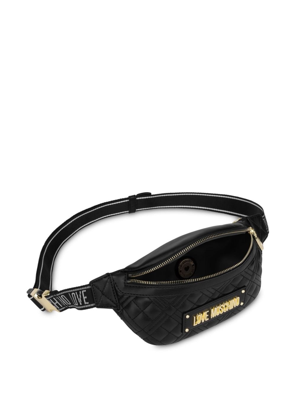 logo-plaque belt bag - 3
