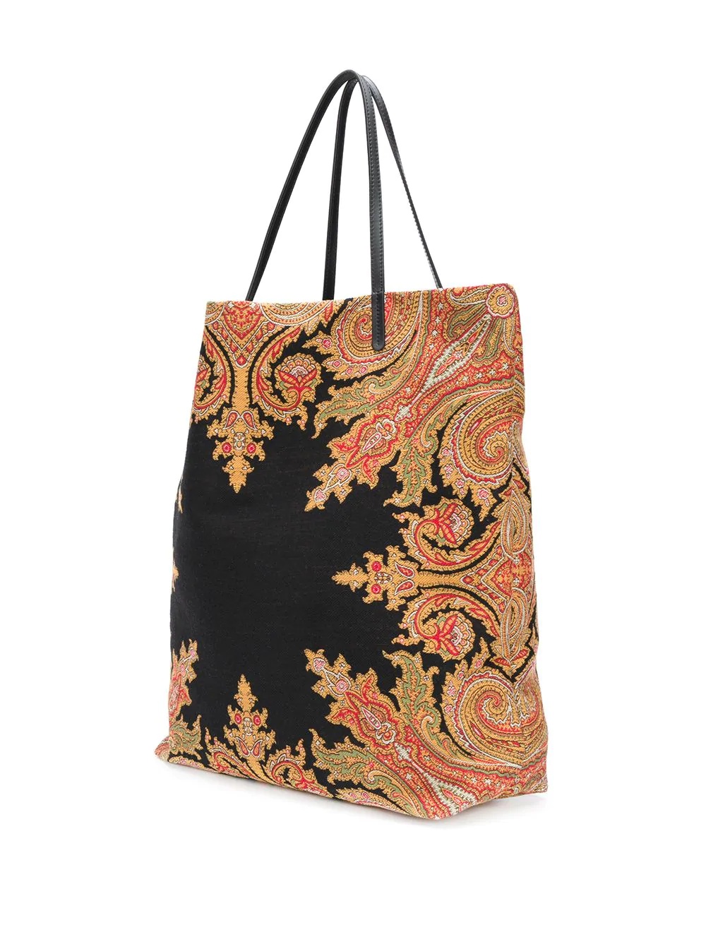 paisley embroidered tote - 3