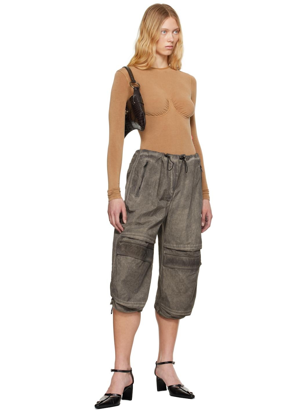 Tan T-Finne-Q2 Bodysuit - 5