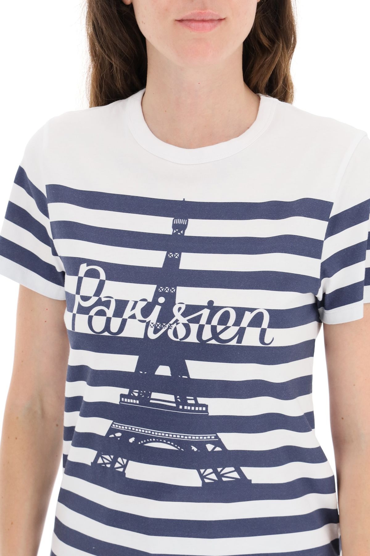 PARISIEN TOWER PRINT STRIPED T-SHIRT - 5