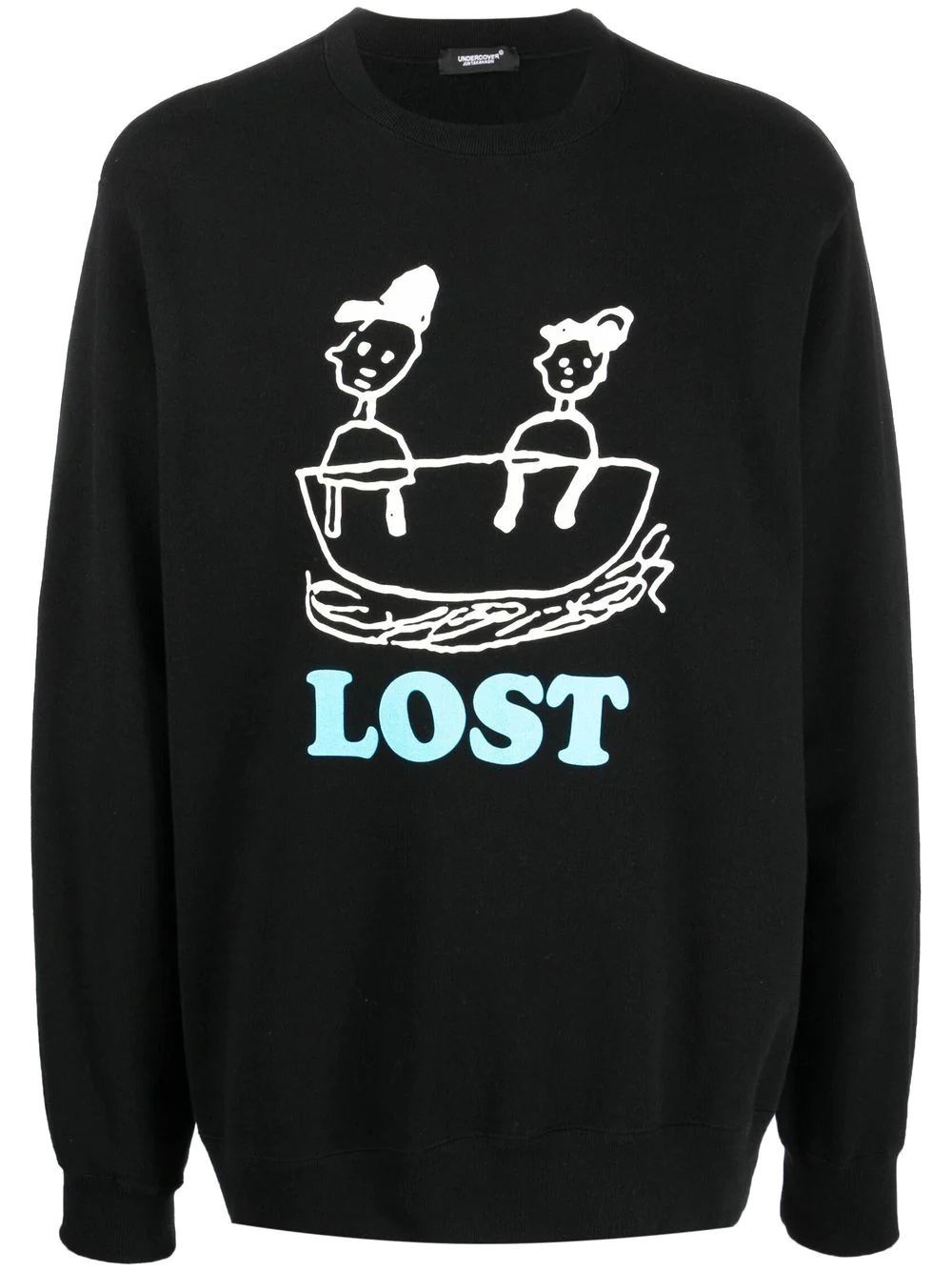 lost graphic-print sweatshirt - 1