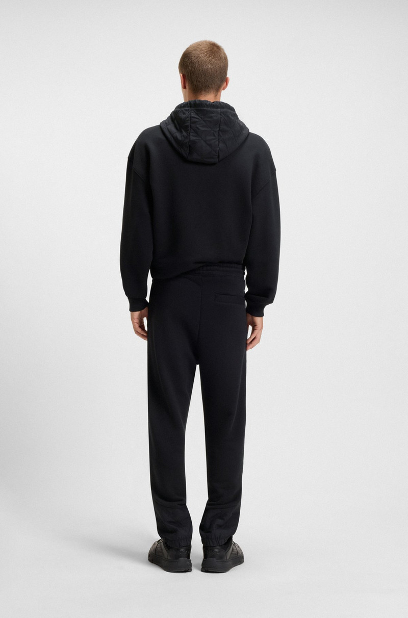 COTTON-BLEND TRACKSUIT BOTTOMS WITH WAXED-STAMP LOGO 5