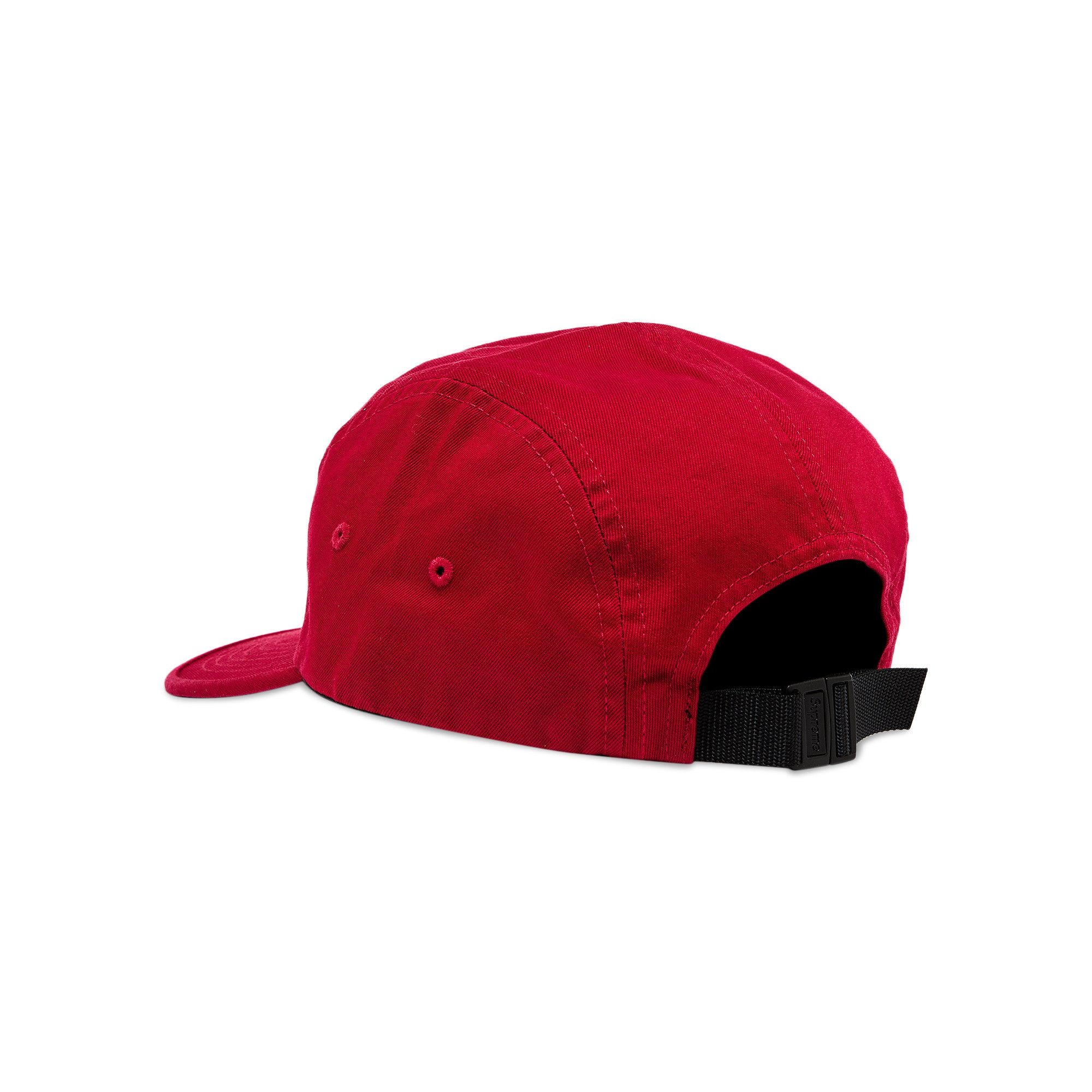 Supreme Washed Chino Twill Camp Cap 'Red' - 3