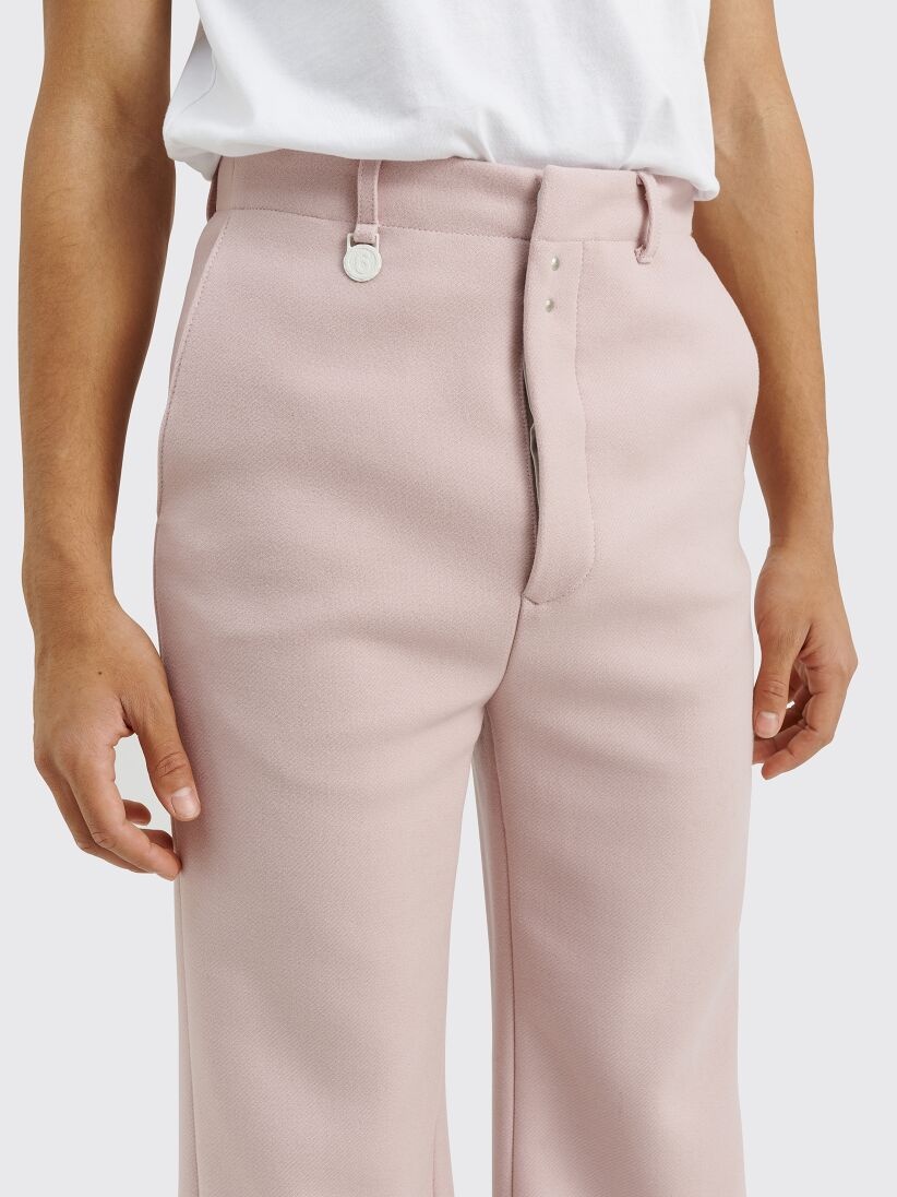 MM6 MAISON MARGIELA WOOL SUIT PANTS PINK - 4