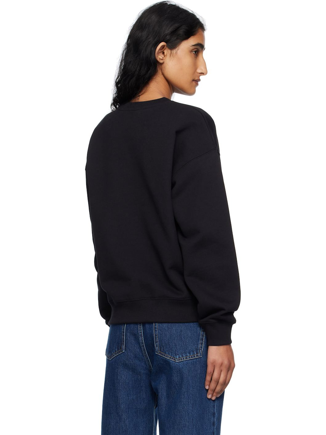 Black 'Baby Fox' Comfort Sweatshirt - 3