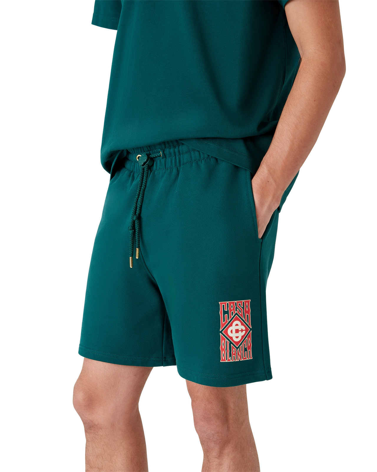 Gothic Logo Sweatshorts | Casablanca Paris - 4