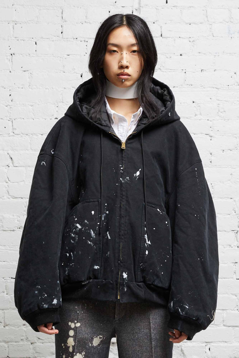 SEAMLESS WORKWEAR JACKET - BLACK CANVAS 1