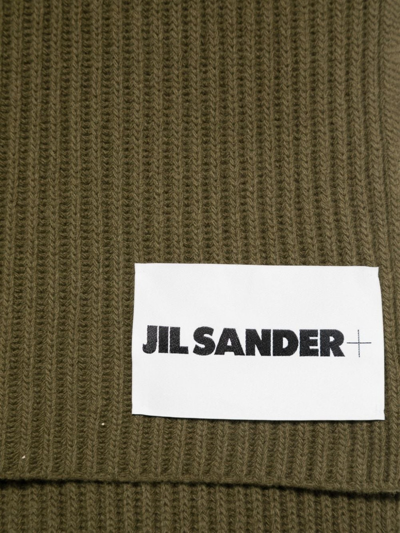 Jil Sander ribbed scarf outlook