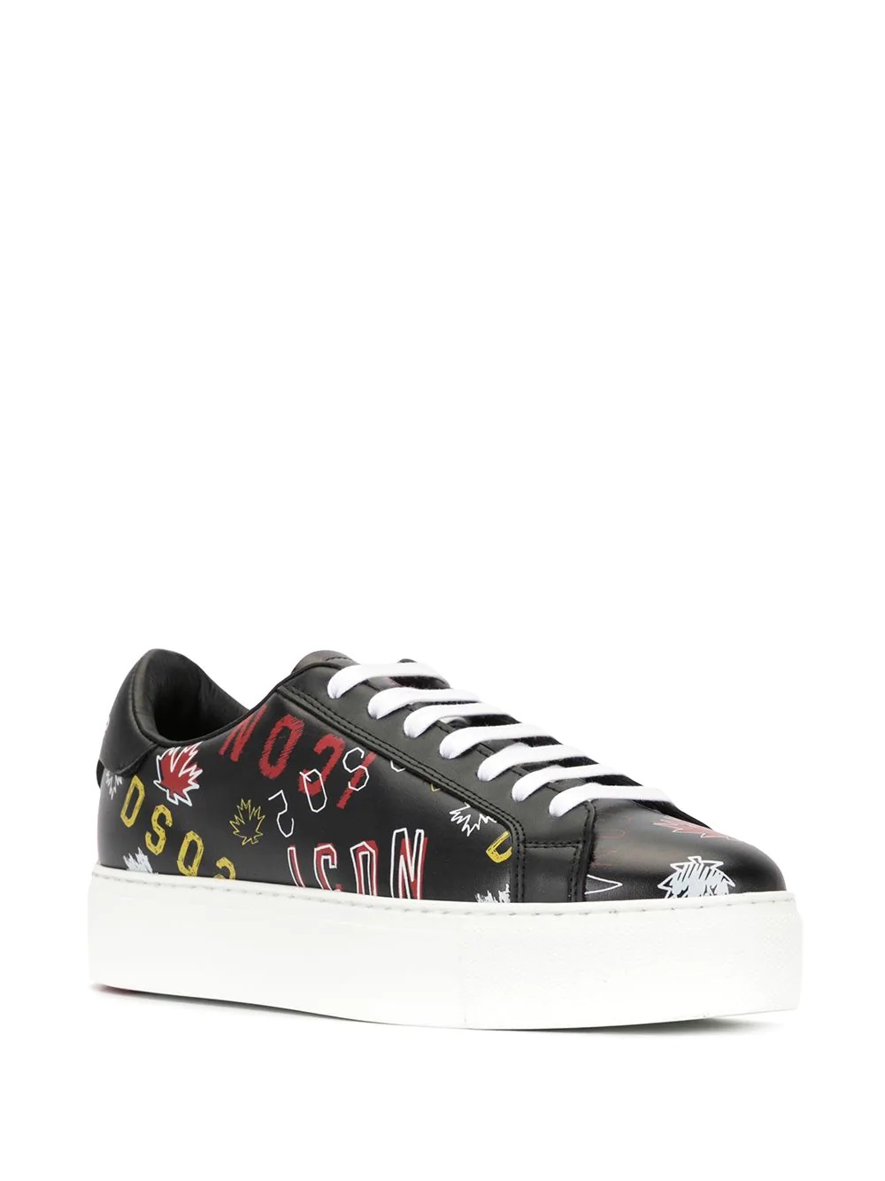 Icon print sneakers - 2