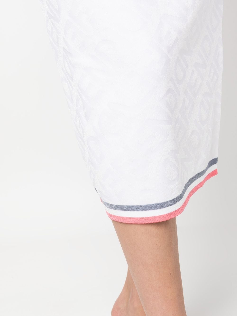 motif-print pencil skirt - 5
