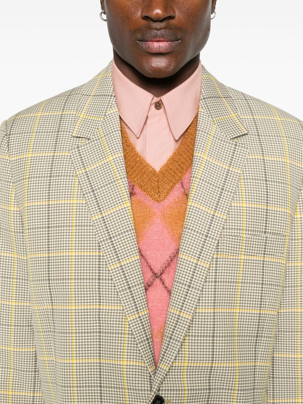 microcheck blazer - 5