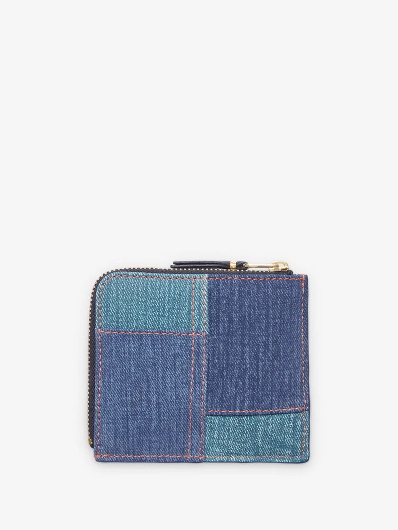 Comme Des Garçons SA3100DP DENIM POCKET WALLET - BLUE DENIM outlook