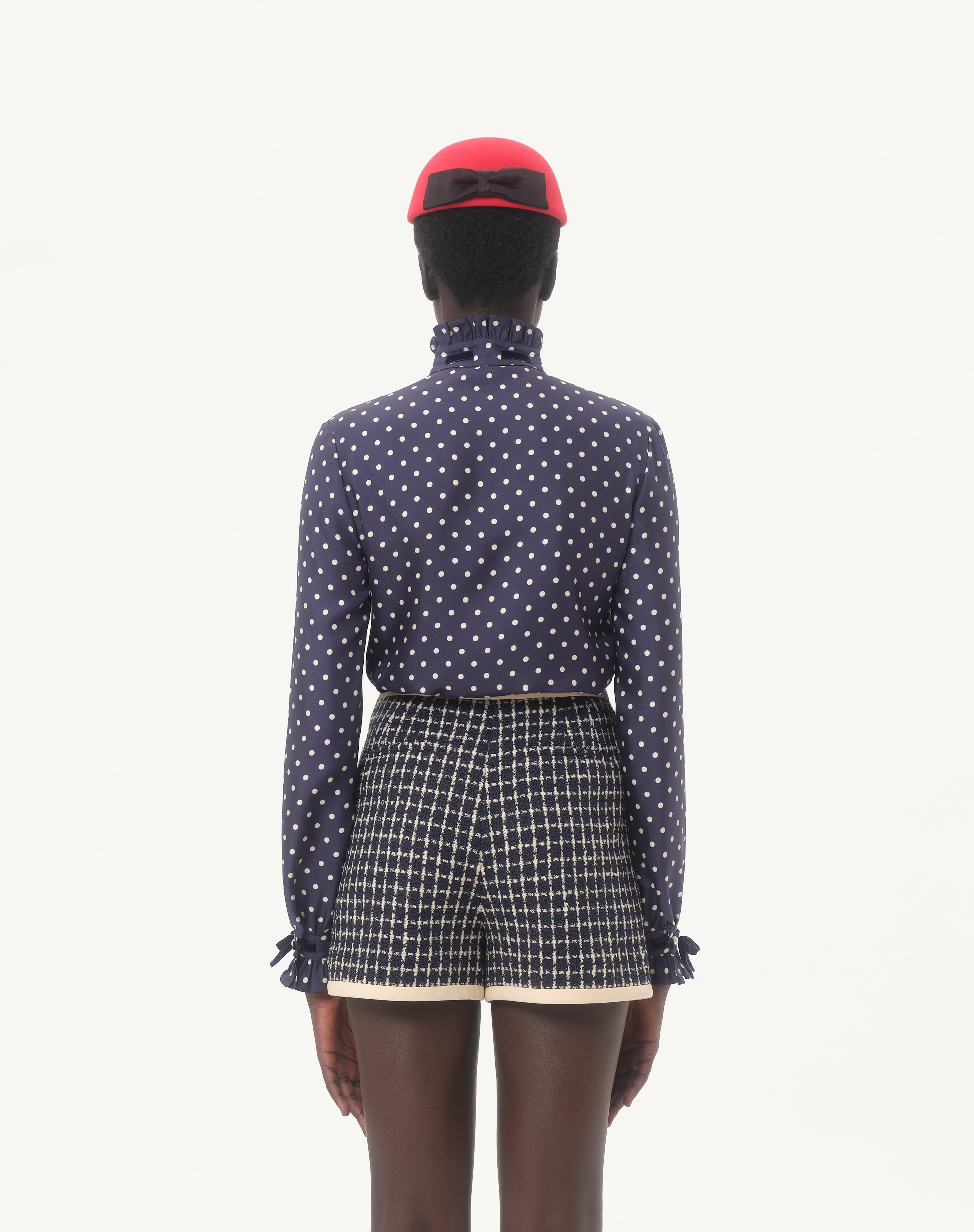 TWILL SHIRT WITH PLUS DE POIS PRINT - 6