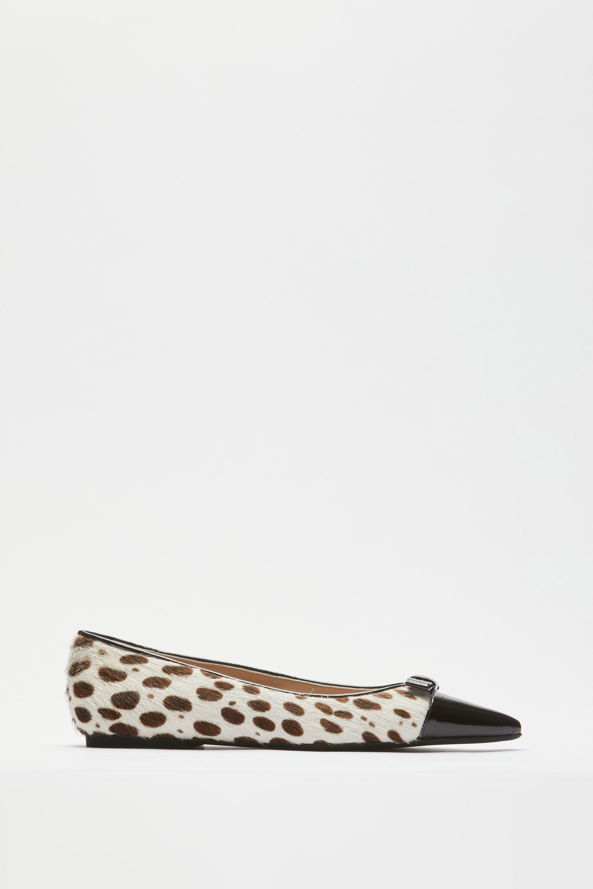 POINTED BALLERINA WITH ANIMALIER EFFECT - 3
