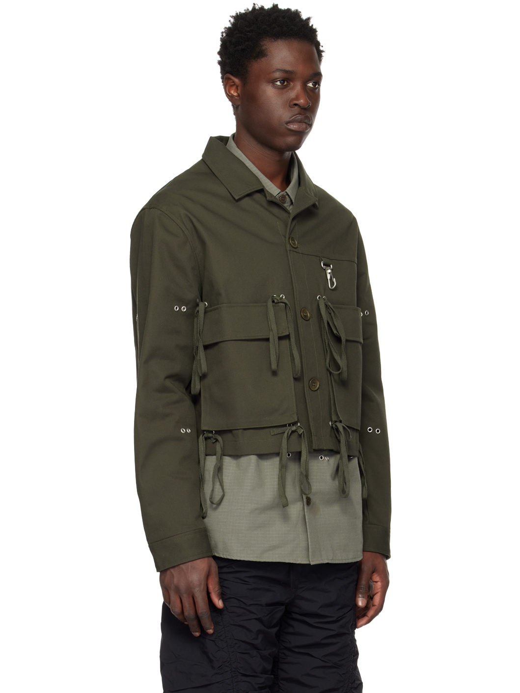 Khaki Modular Pocket Jacket - 2