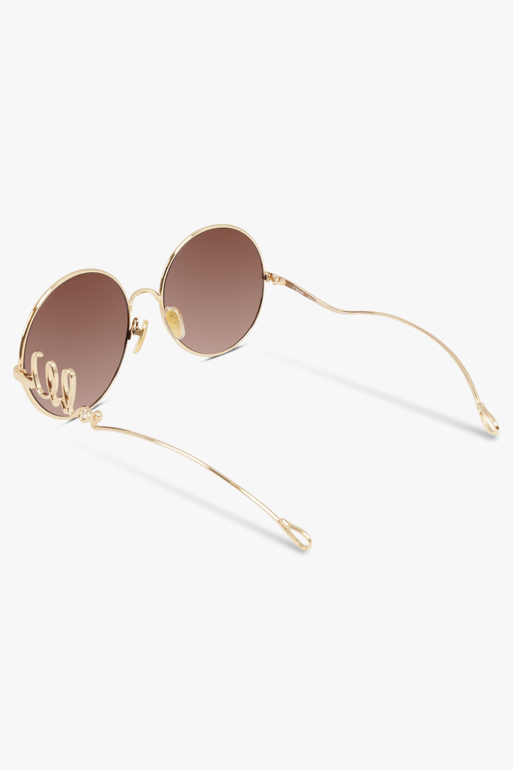CH0329S ROUND LOGO SUNGLASSES | BROWN/GOLD - 3