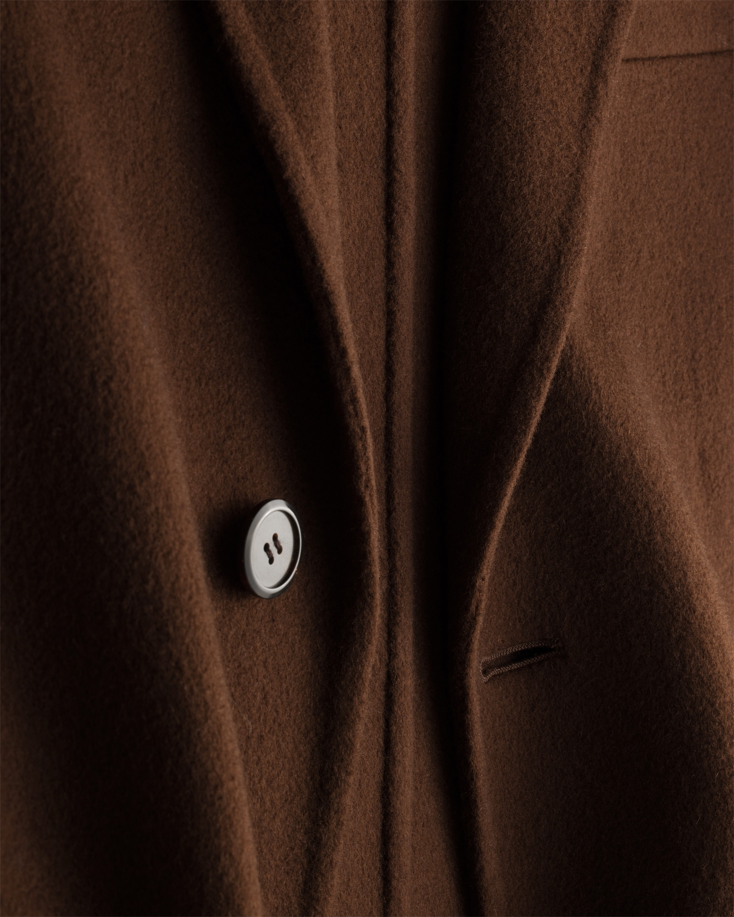 Single-breasted cashmere coat - 6