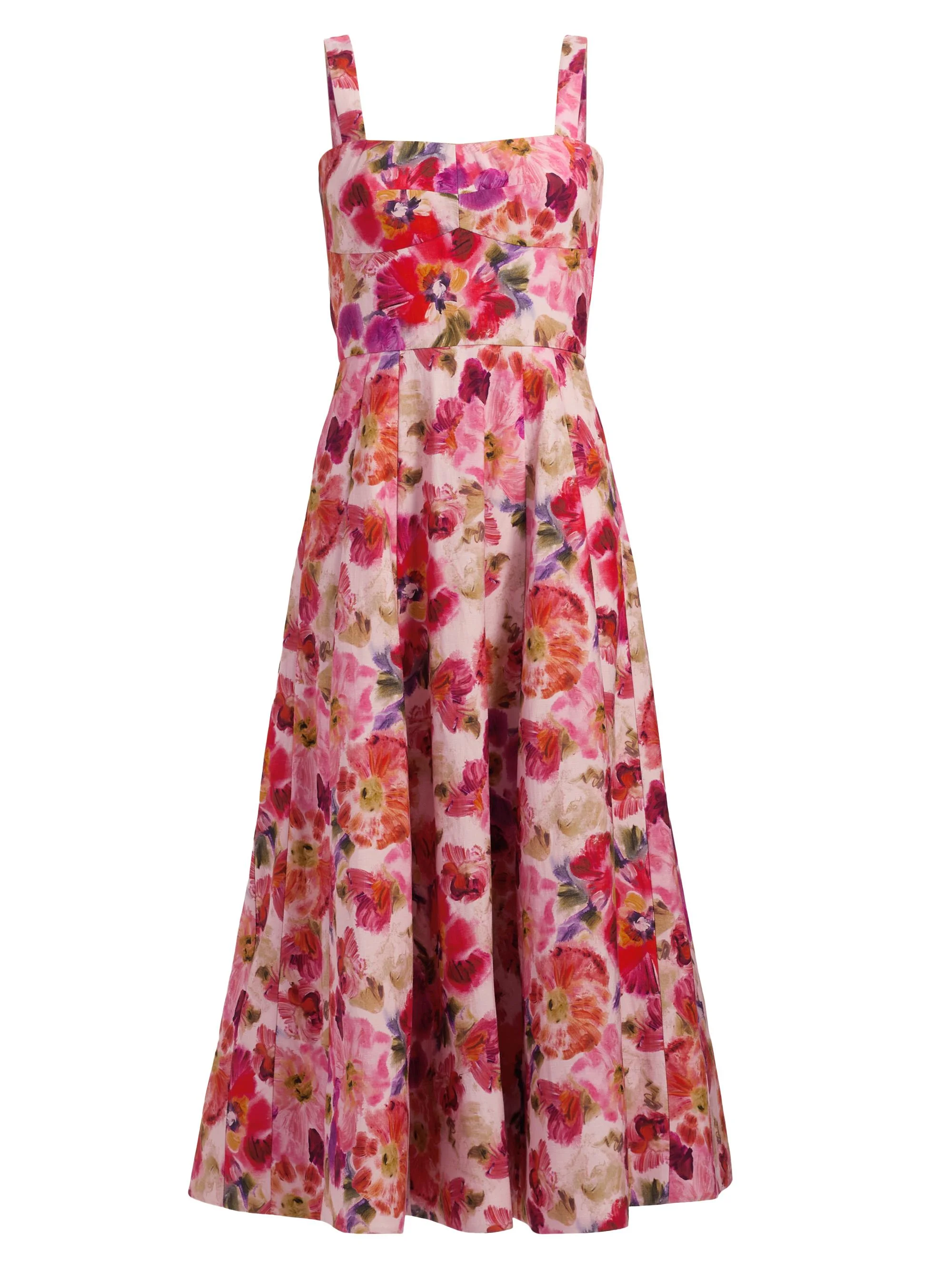 Women's Sabrina Floral Midi-Dress - Kinjaro Garden Large - 1