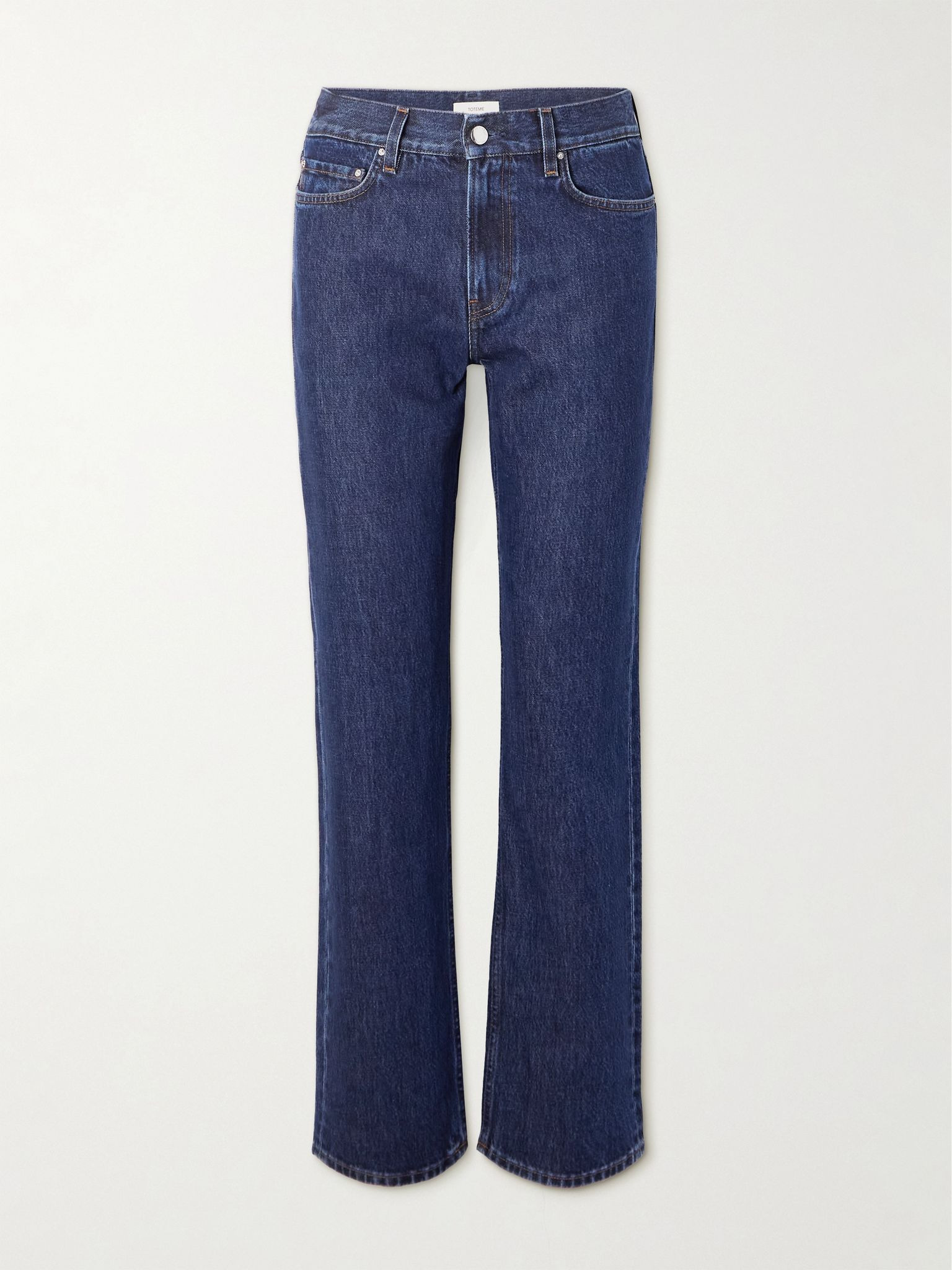 Garderob organic low-rise straight-leg jeans Indigo - 1