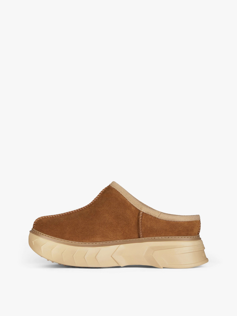 Givenchy WINTER MALLOW MULES IN SUEDE AND FAUX FUR outlook