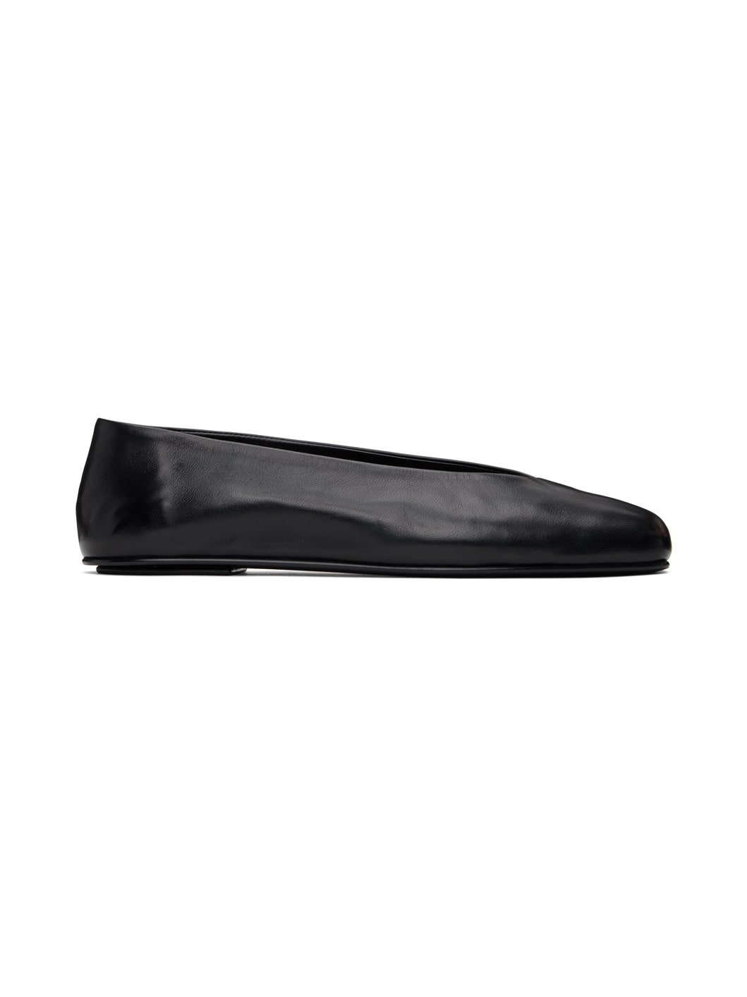 Black Eva Two Ballerina Flats - 1