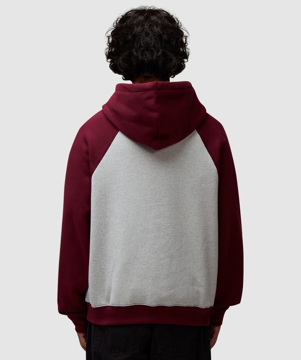 Fleece logo raglan hoodie - 3