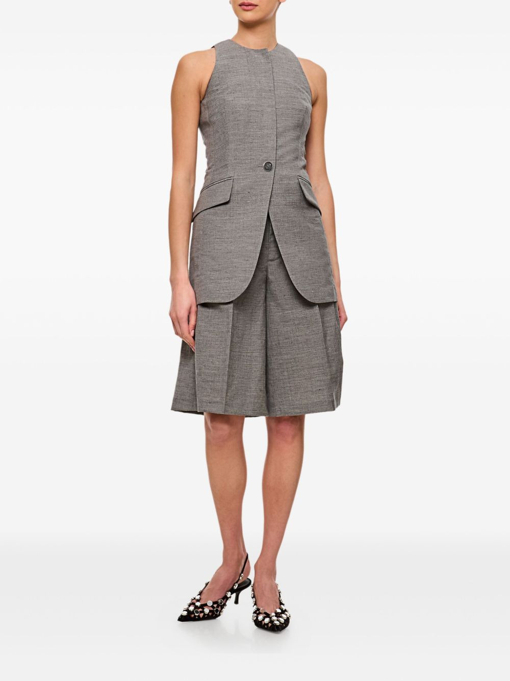 halter-neck waistcoat - 2