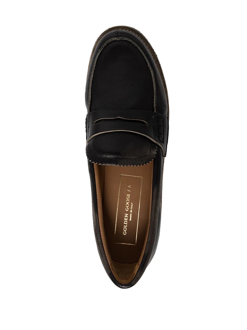 leather penny loafers - 8