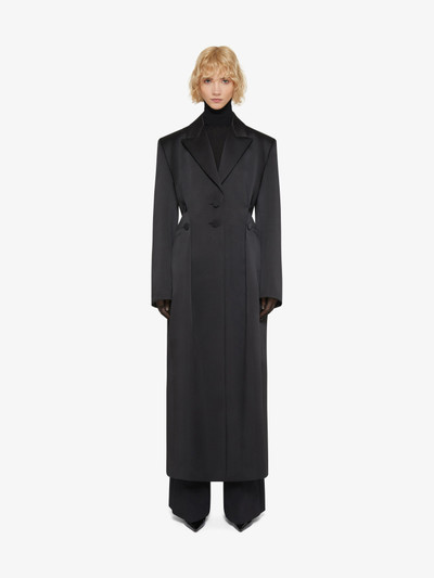 Givenchy COAT WITH BUTTONS IN SATIN outlook