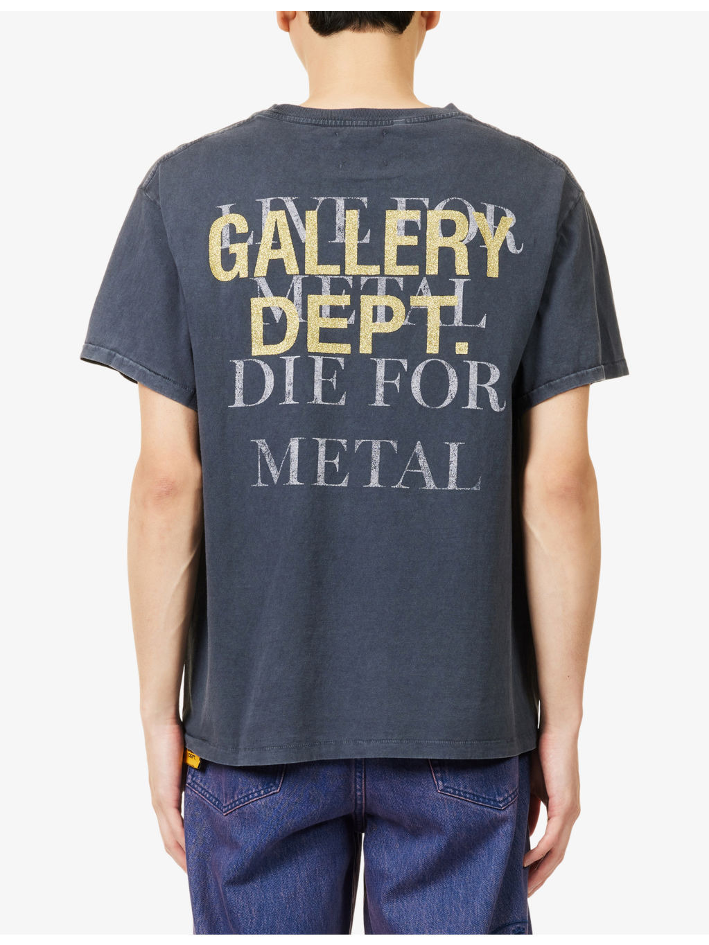Live for Metal Crewneck Cotton-Jersey T-Shirt - 4