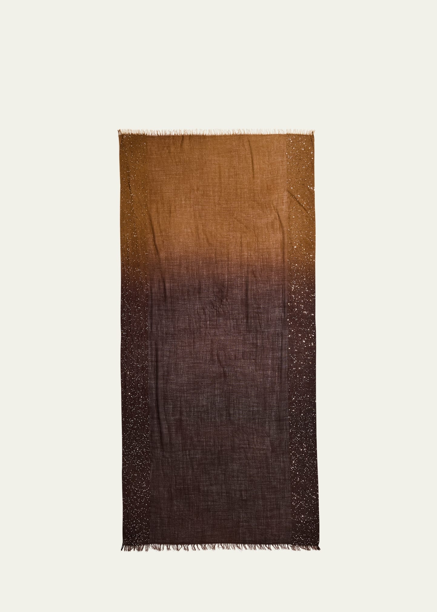 Dania Sequined Ombre Wool-Silk Scarf - 5