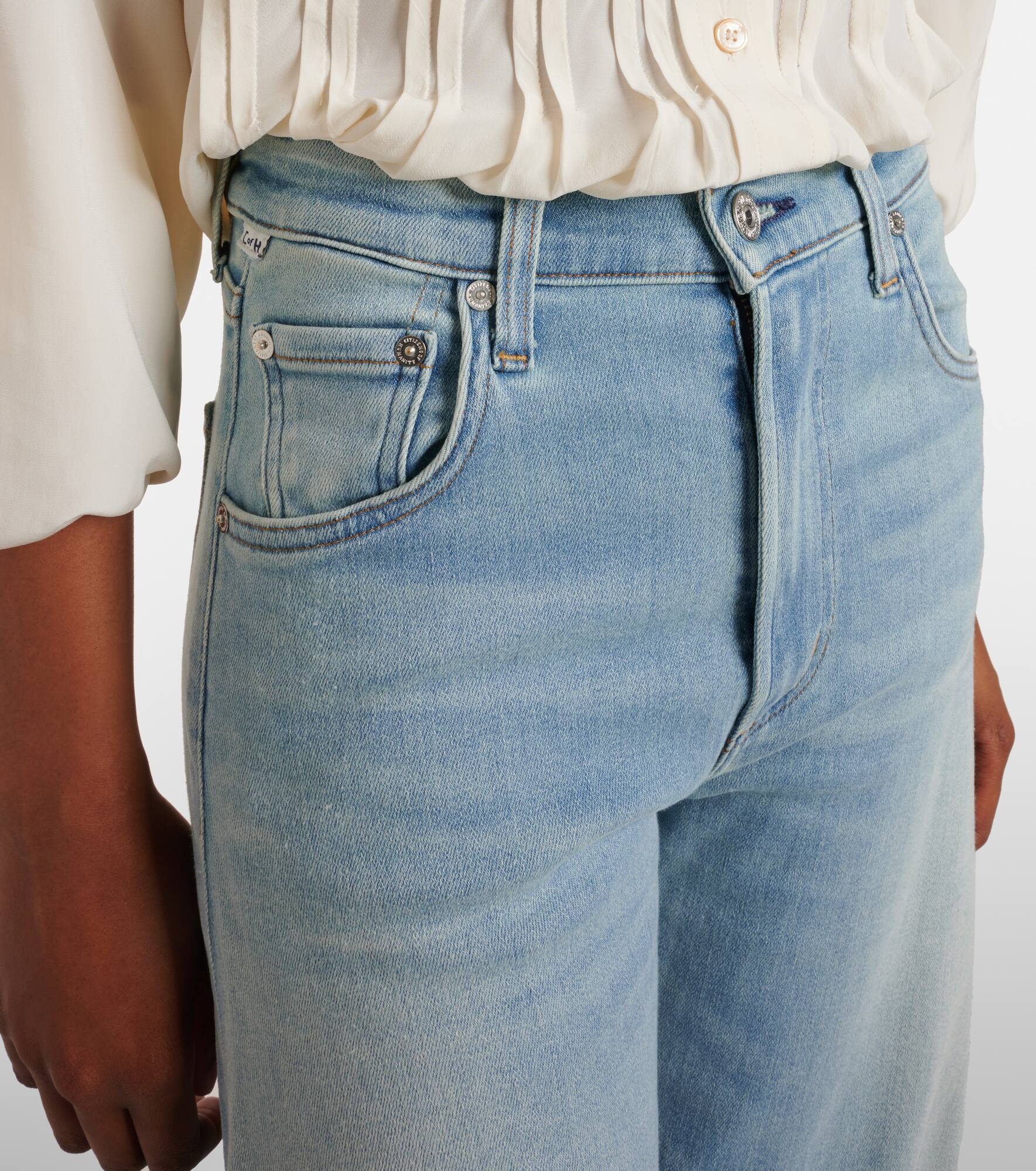 Amari high-rise wide-leg jeans - 4