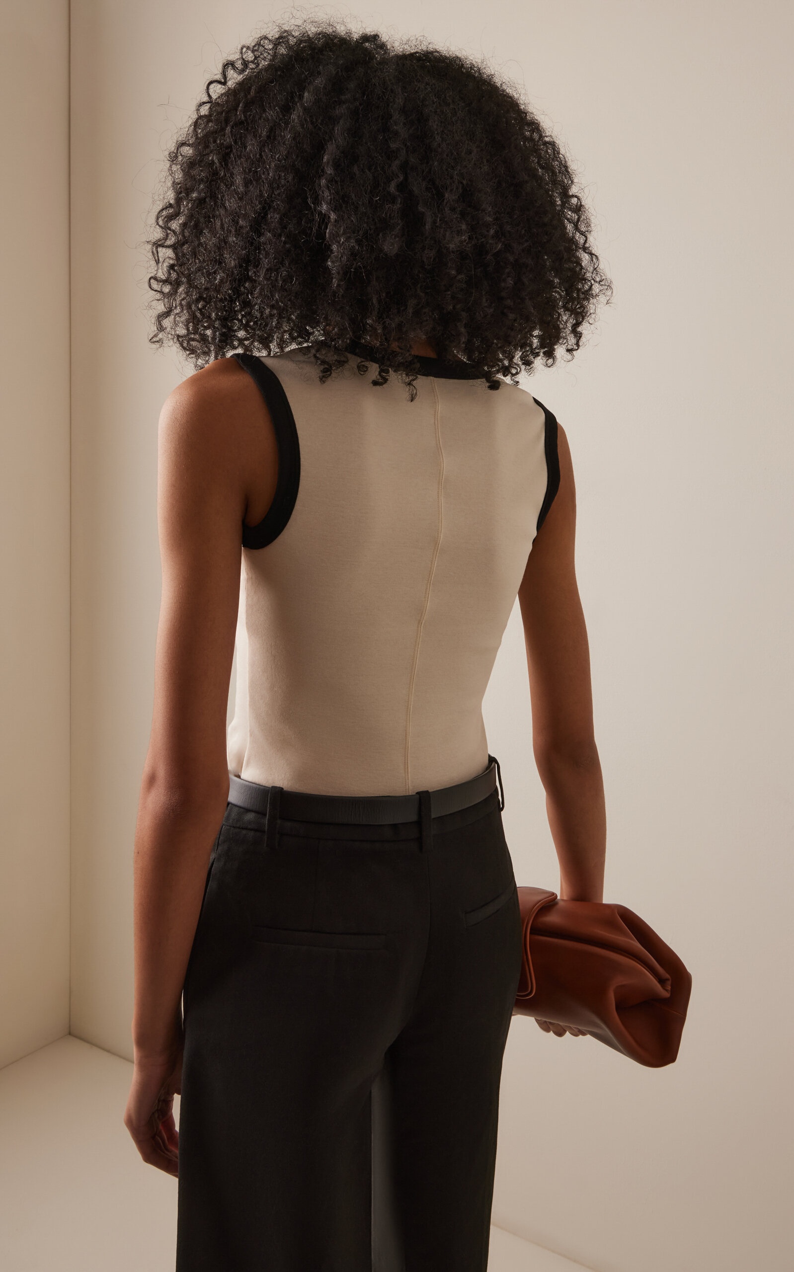 Exclusive Riviera Dewi Cotton Tank Top off-white - 6