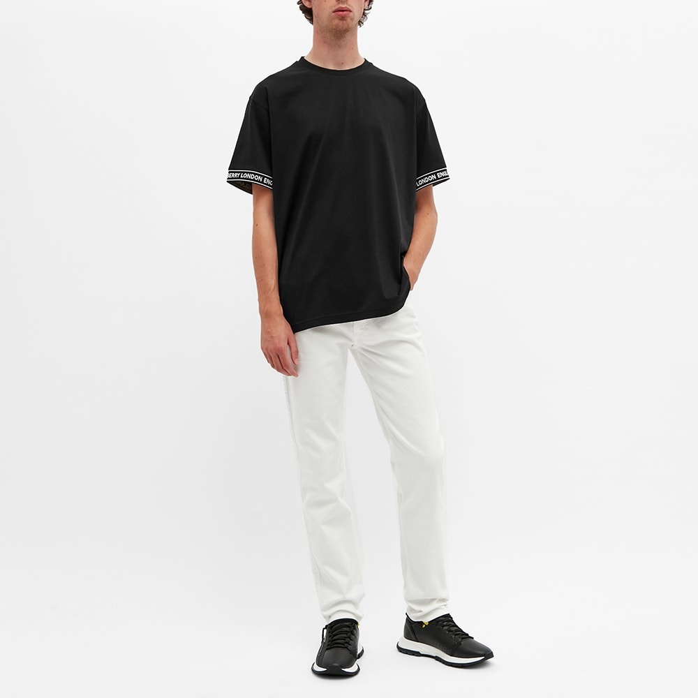 Burberry Oversized Teslow Taped Sleeve Tee - 5