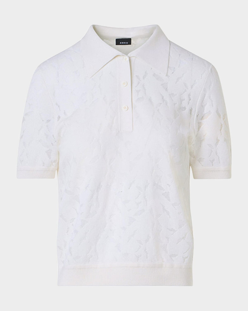 Whitecaps Jacquard Short-Sleeve Polo Shirt 1