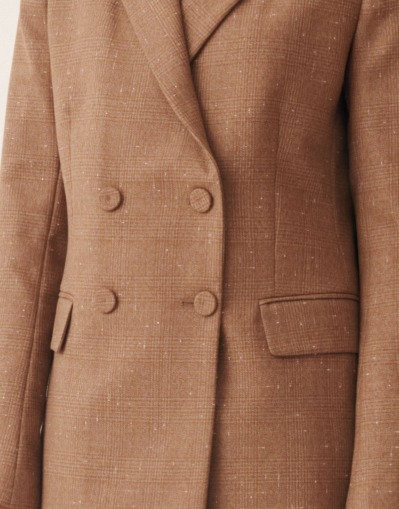 Double-breasted jacket in Prince of Wales check 6