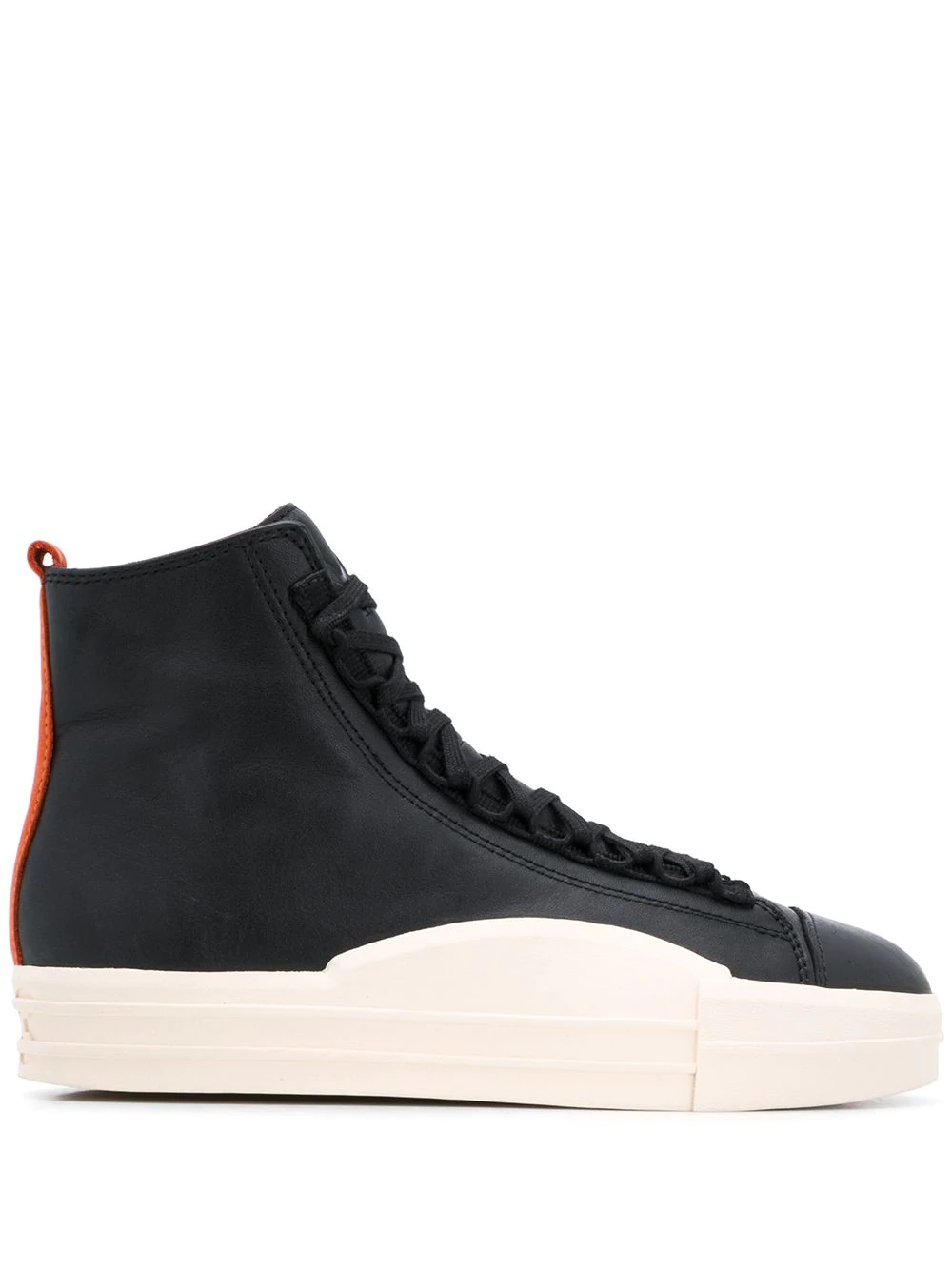 contrast pull-tab sneakers - 1