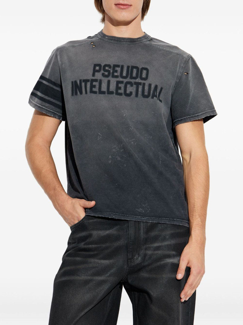 distressed-finish T-shirt 3
