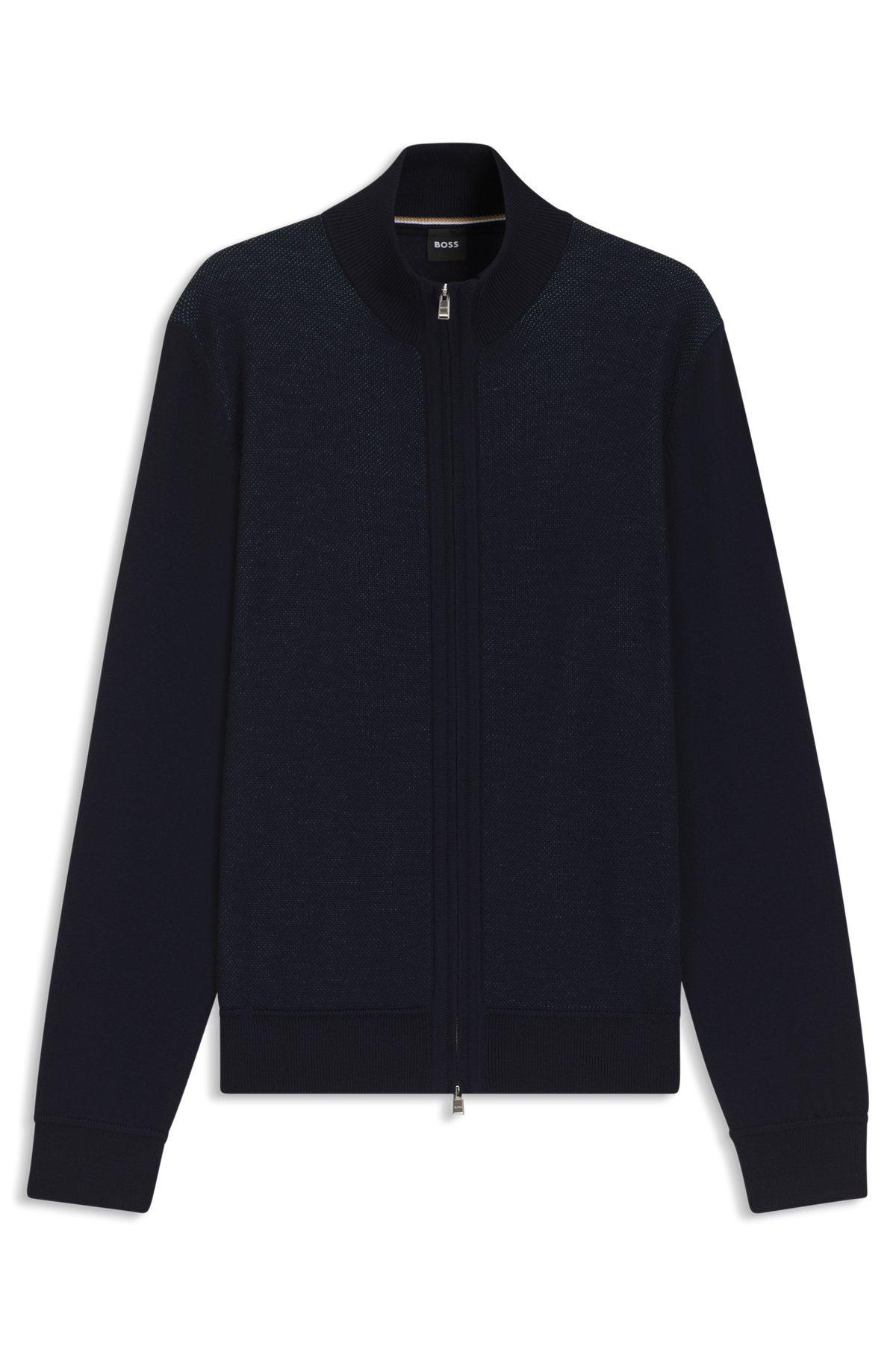 ZIP-UP CARDIGAN IN WOOL - 1