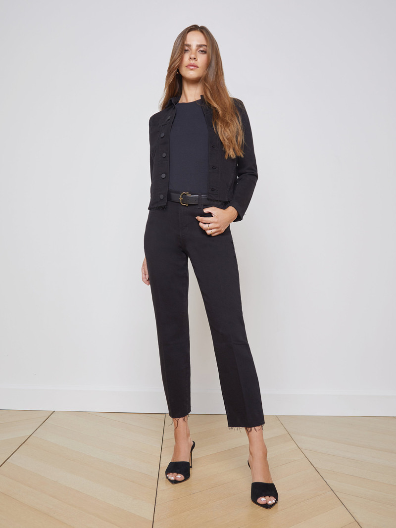 L'AGENCE Janelle Denim Jacket outlook