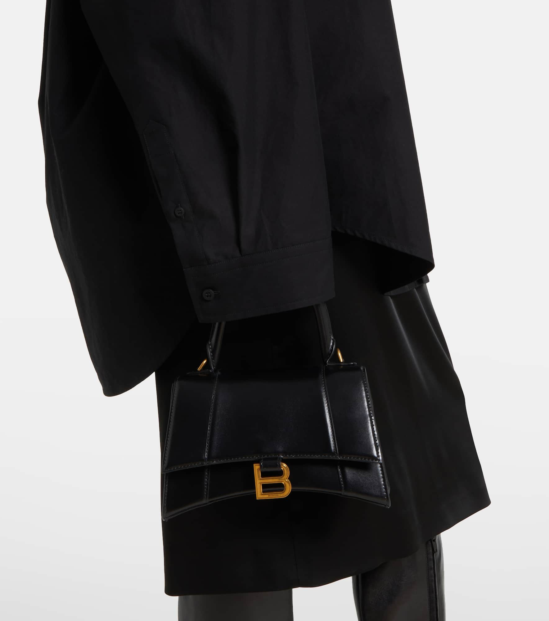 Hourglass Small leather crossbody bag - 2