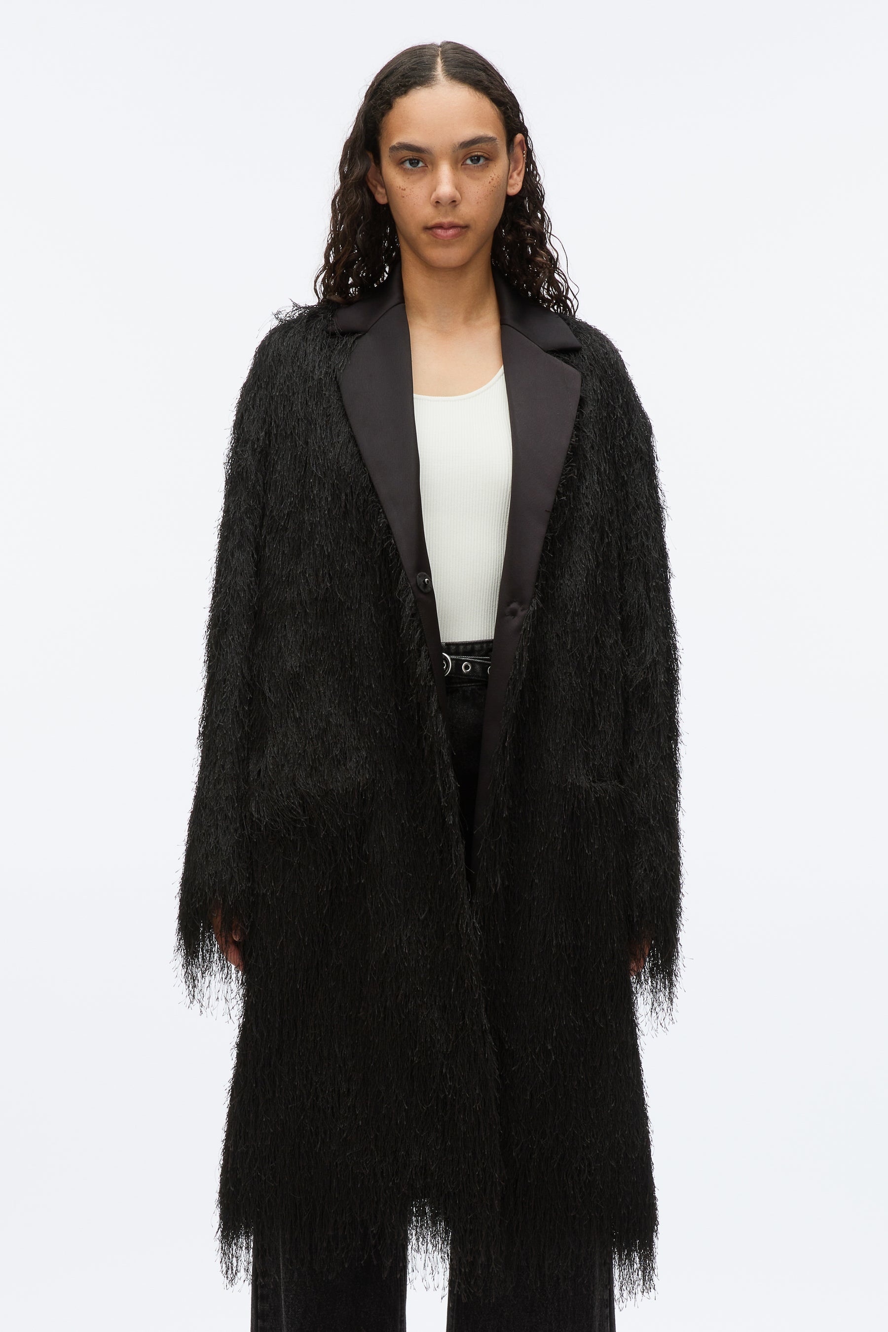 Fringe Tuxedo Coat - 3