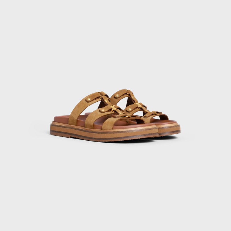 SLIDES TIPPI in Suede Calfskin 2