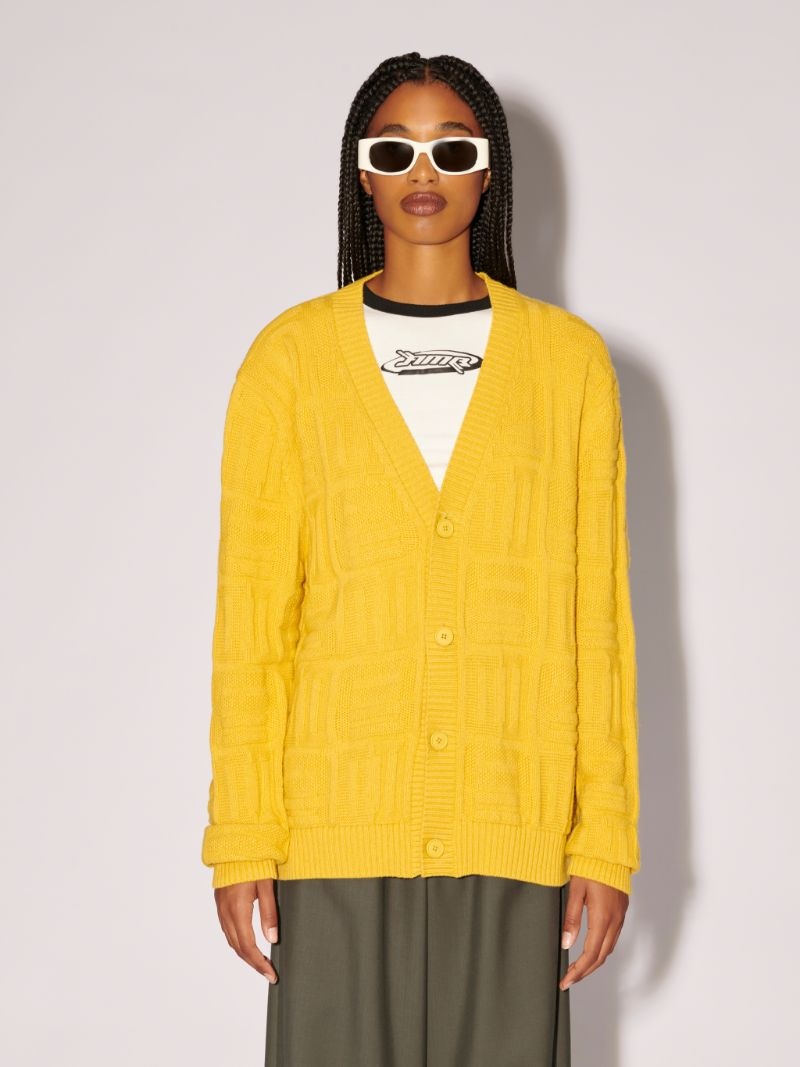 Monogram Knit Cardigan - 5