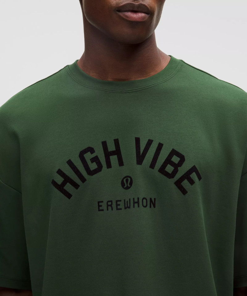 Stretch Cotton-Blend Oversized T-Shirt High Vibe *Erewhon 4