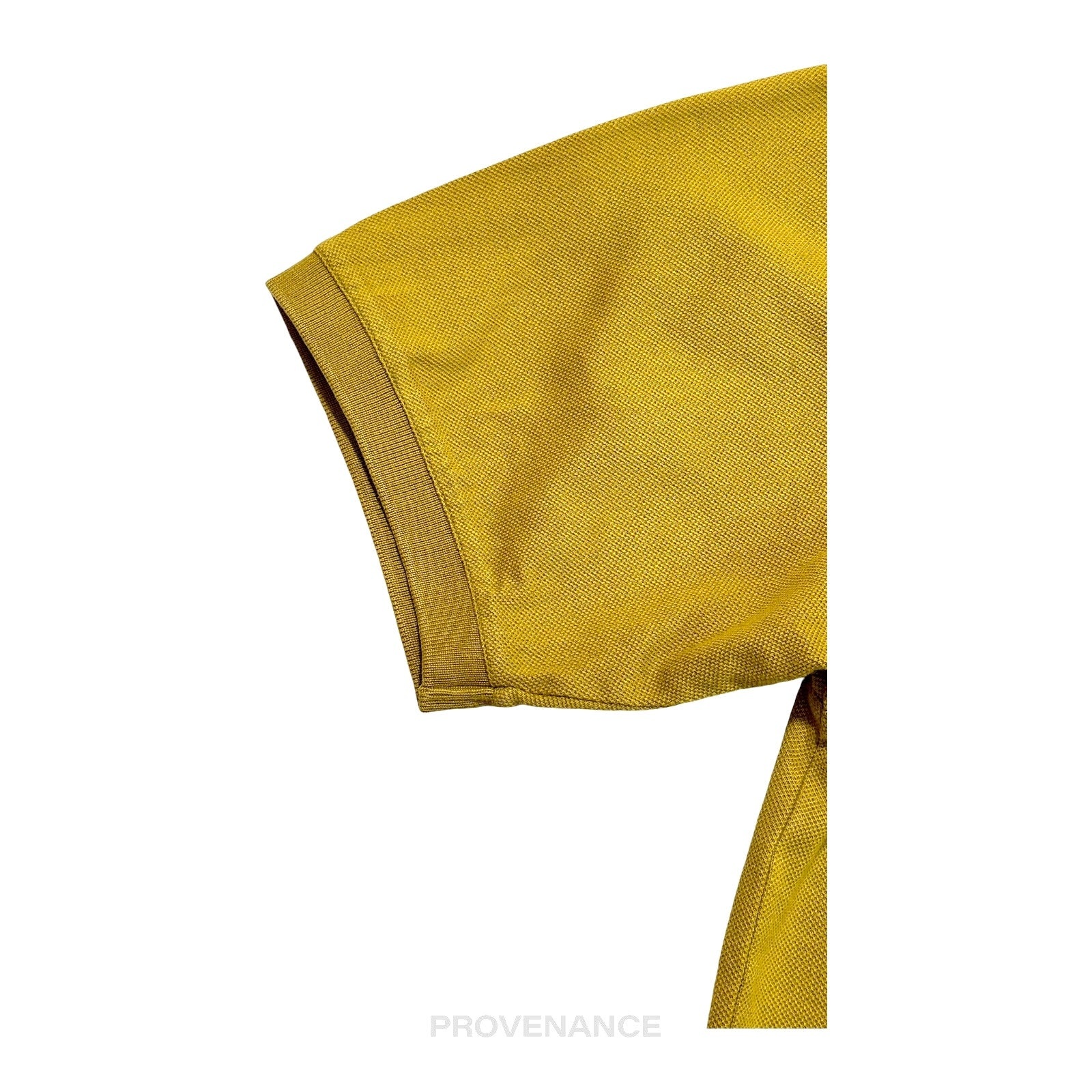 Lanvin Studio Polo Shirt Logo Floral - Golden Olive - 8