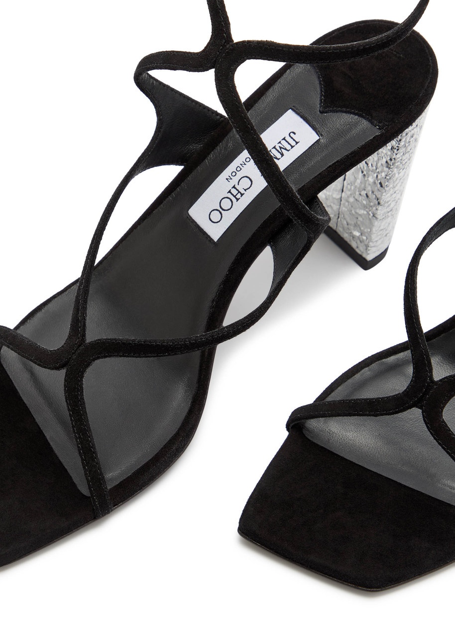 Jimmy Choo Azie 85 Suede Sandals - 3